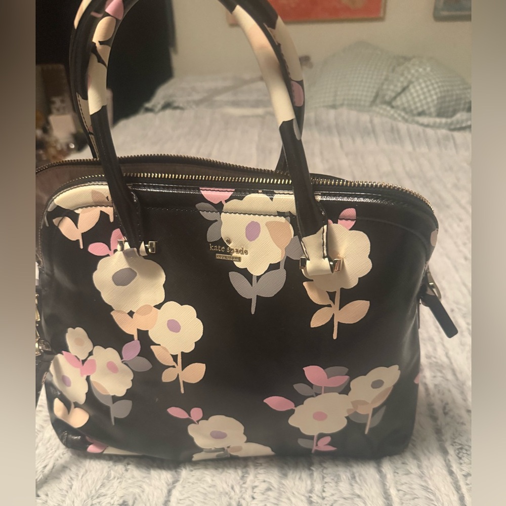 Kate Spade Black Floral Women's Bag
